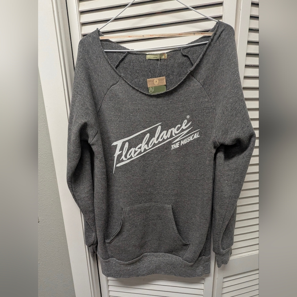 Alternative Gray Fleece Jacket with Olive Brand Tag